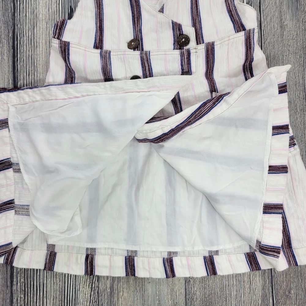 Free People Canyonlands Cotton Striped Overall Jumper Dress - Picture 7 of 14